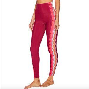 Beach Riot Megan Legging Sangria Wave